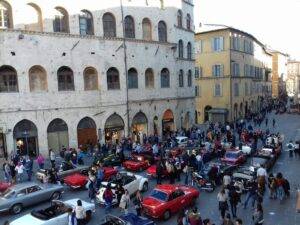 Perugia Storica Camep 2019 parata in piazza IV Novembre