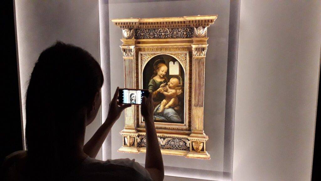 Madonna Benois di Leonardo alla Galleria Nazionale dell'Umbria