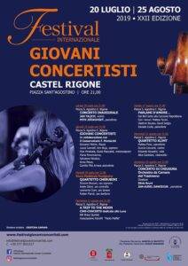 Locandina Festival Giovani Concertisti di Castel Rigone