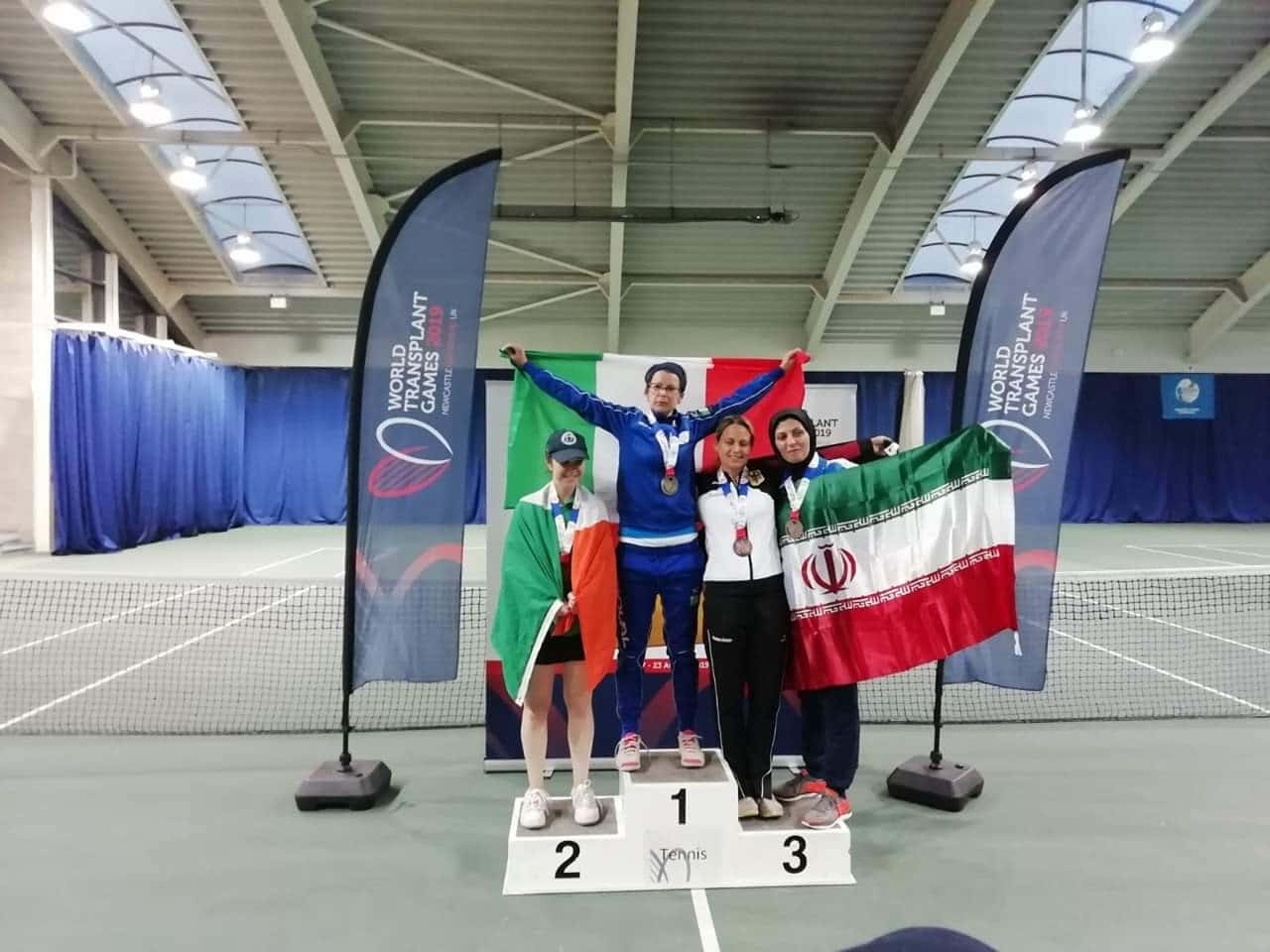 Marta Nizzo tra l'oro conquistato nel tennis ed il trapianto di rene