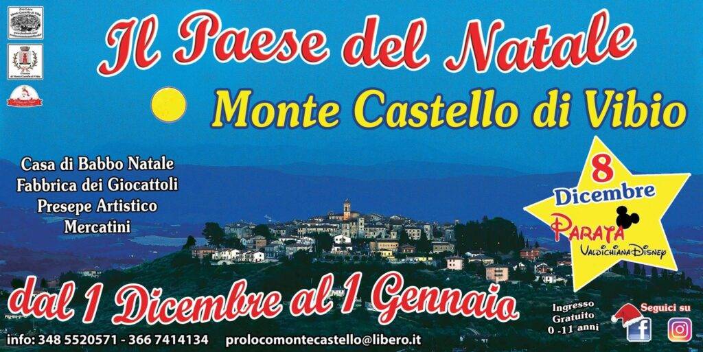 Il pese del Natale a Monte Castello di Vibio