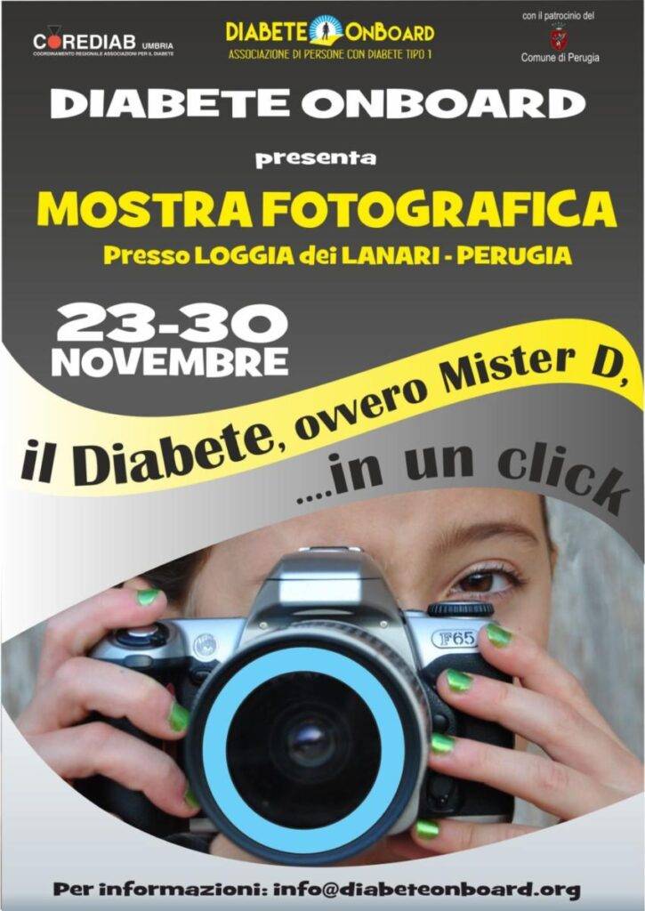 Perugia, il diabete raccontato in una mostra fotografica