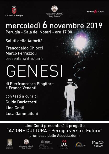 locandina presentazione libro Genesi a Perugia
