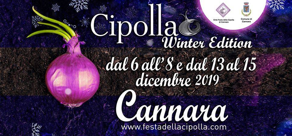 locandina festa della cipolla winter edition 2019