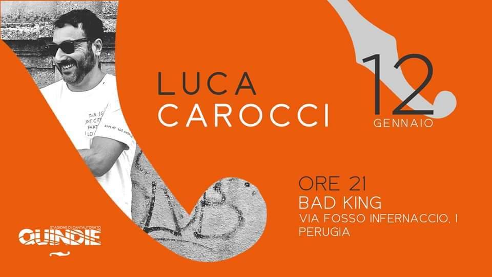 locandina QuIndie primo appuntamento Luca Carocci