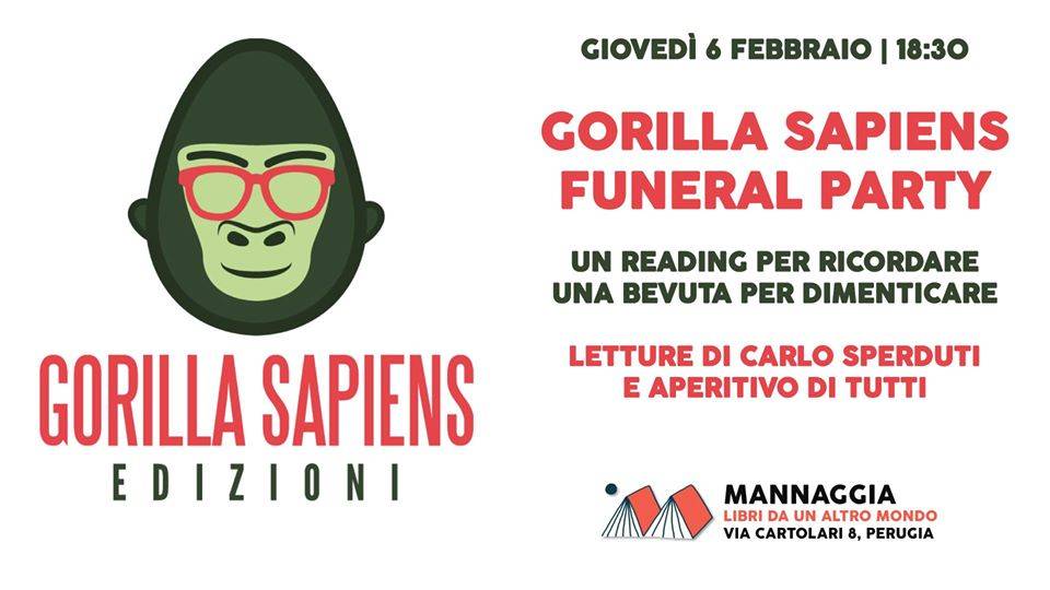 locandina Gorilla Sapiens Funeral Party