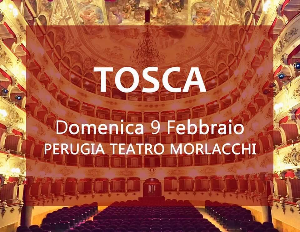 locandina Tosca al Teatro Morlacchi