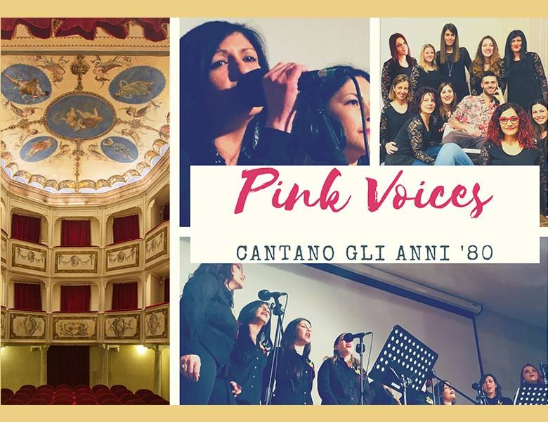 locandina Pink Voices cantano gli anni '80