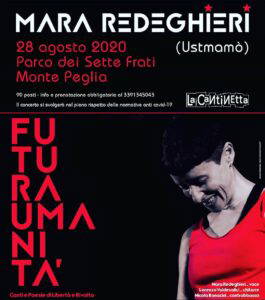 Mara Redeghieri, frontwoman degli Ustmamò, in concerto al Monte Peglia