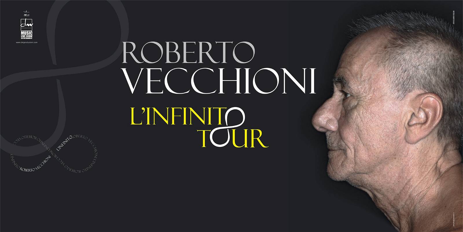 locandina Infinito Tour di Roberto Vecchioni