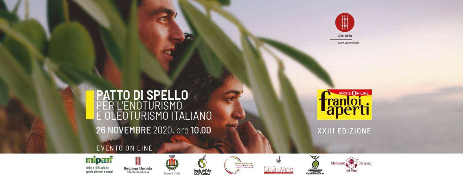 Webinar Patto di Spello per Enoturismo e Oleoturismo Italiano